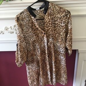 Cheetah print shirt